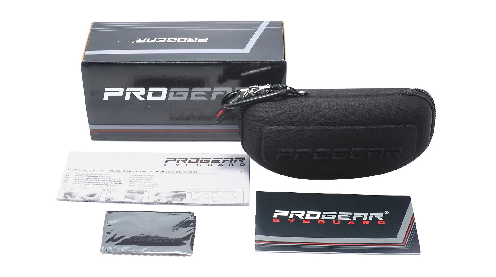 Оправа для очков для зрения ProGear Eyeguard EG-XL 1041 col.1 (Shiny Metallic Black) оригинальный размер фото 5