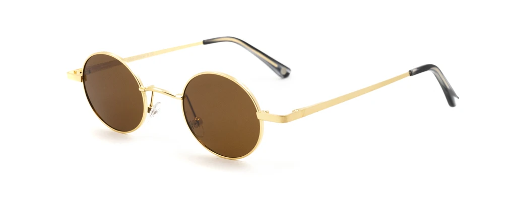 Унисекс солнцезащитные очки JOHN LENNON 260 MATT GOLD/BROWN оригинальный размер фото 1