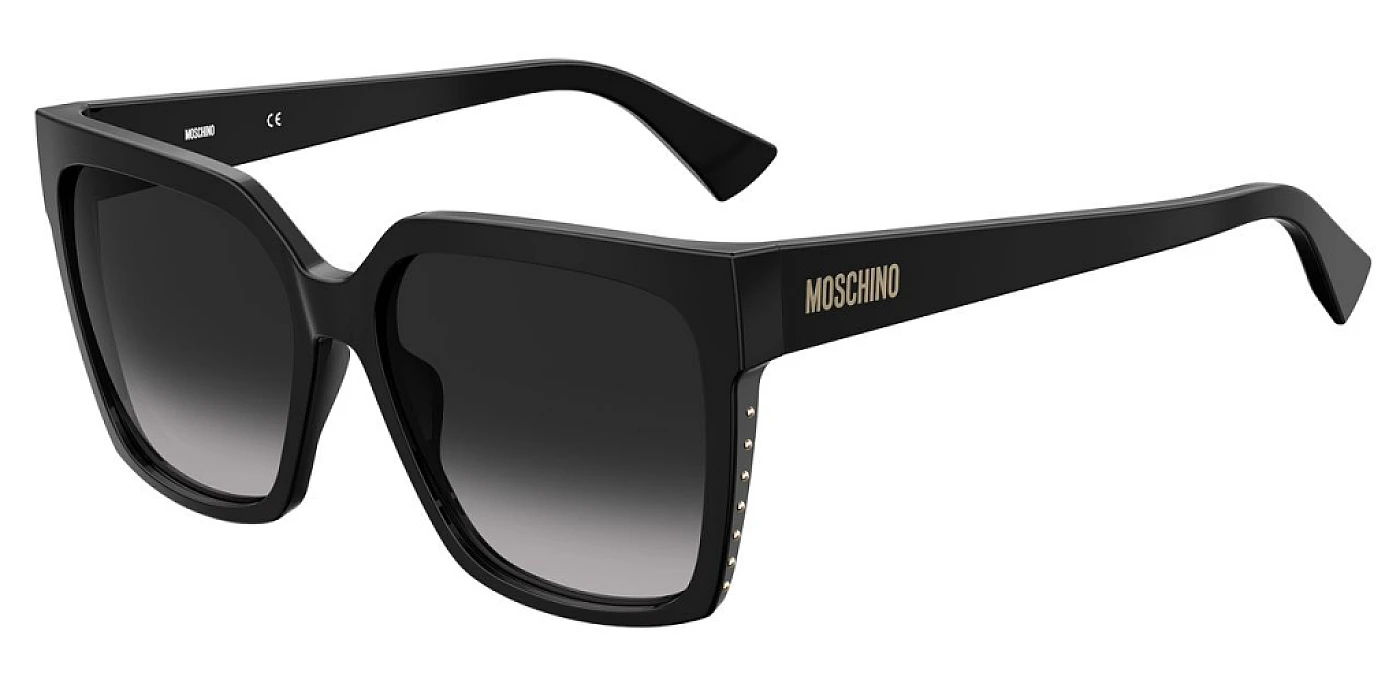Женские солнцезащитные очки MOSCHINO S079/S BLACK фото 1