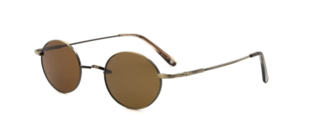 Унисекс солнцезащитные очки JOHN LENNON PEACE ANTIQUE GOLD/BROWN оригинальный размер фото 1