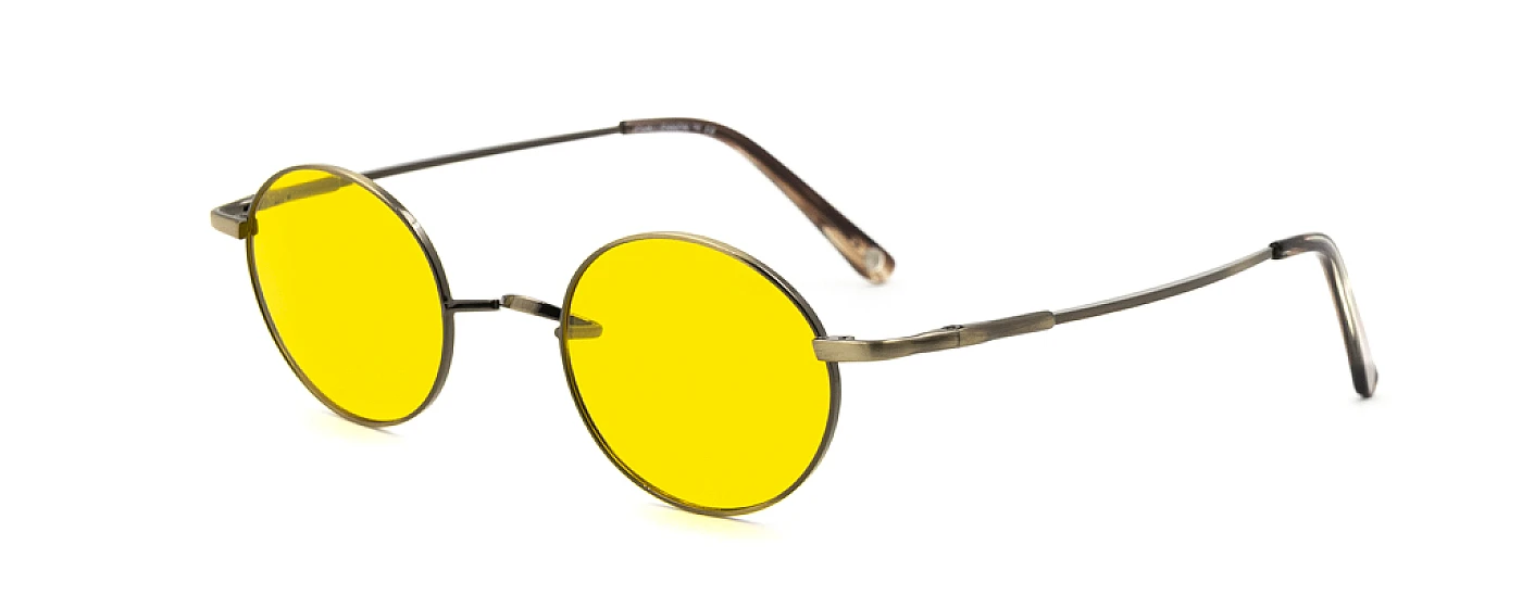 Солнцезащитные очки JOHN LENNON PEACE ANTIQUE GOLD/YELLOW фото 1