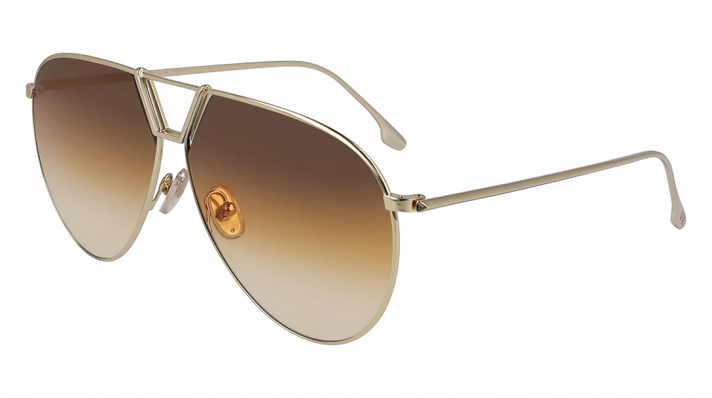 Женские солнцезащитные очки VICTORIA BECKHAM 208S GOLD/BROWN фото 1