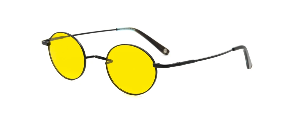Солнцезащитные очки JOHN LENNON PEACE MATT BLACK/YELLOW оригинальный размер фото 1
