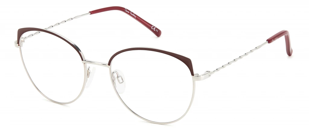 Оправа для очков для зрения Pierre Cardin 8880 MTBRGN PD оригинальный размер фото 1