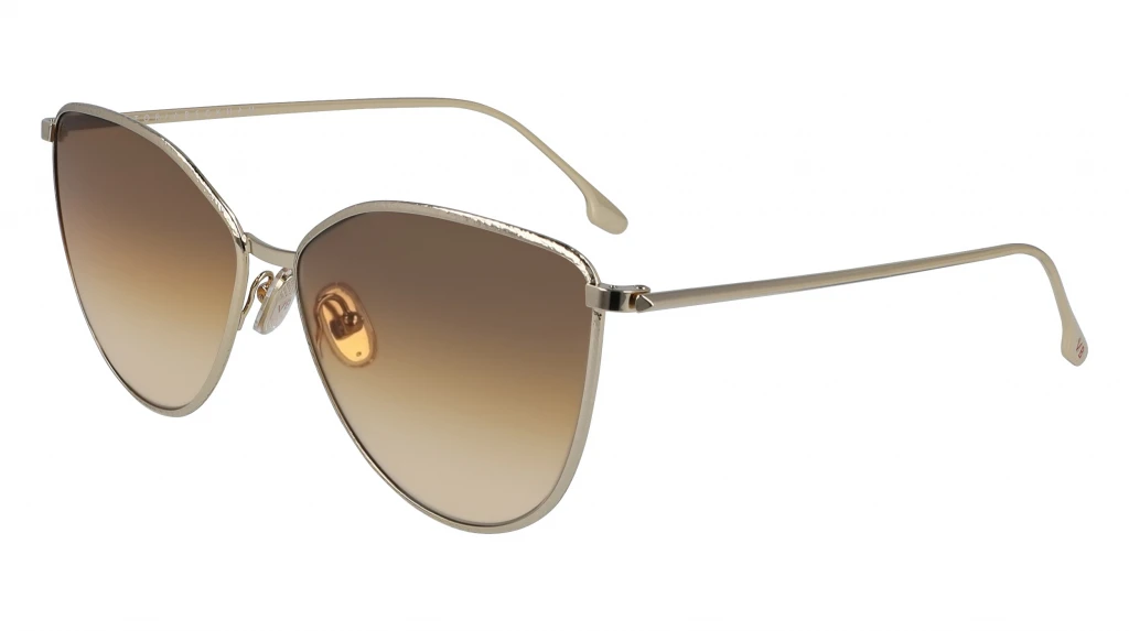 Солнцезащитные очки VICTORIA BECKHAM 209S GOLD/BROWN ORANGE оригинальный размер фото 1