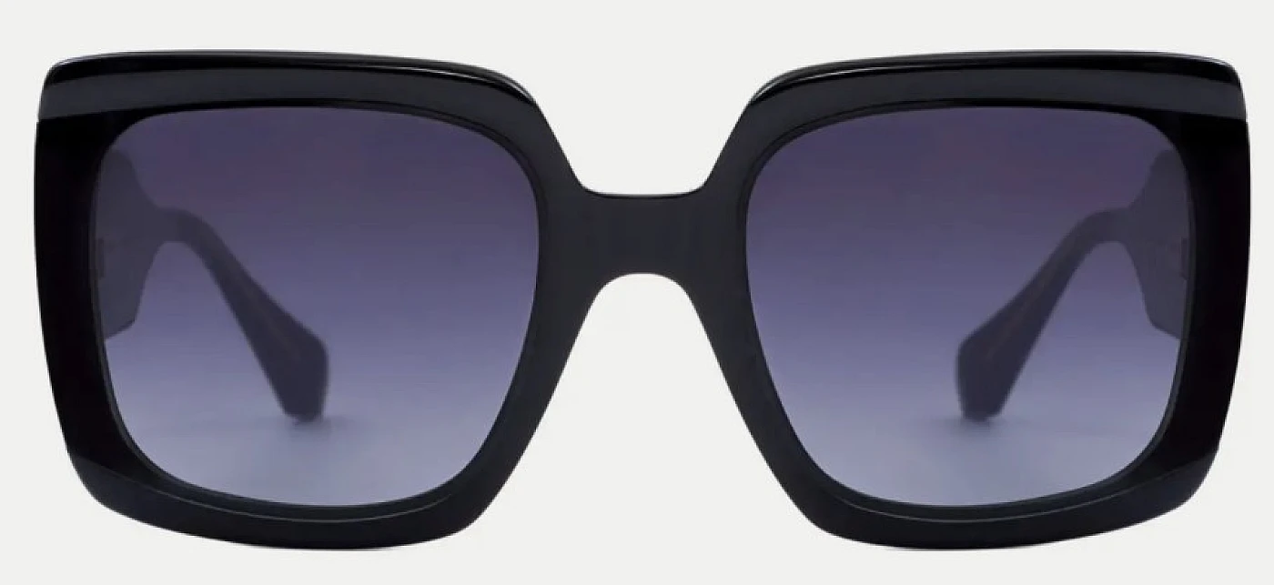 Женские солнцезащитные очки GIGIBARCELONA HELENA Shiny Black фото 1