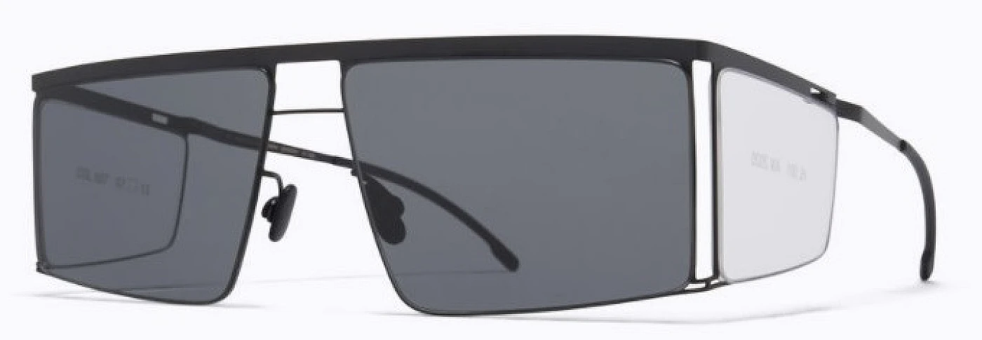 Унисекс солнцезащитные очки MYKITA HL001 Black/Clear Sides фото 1
