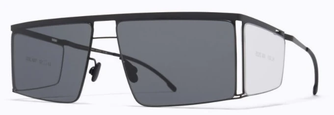 Унисекс солнцезащитные очки MYKITA HL001 Black/Clear Sides оригинальный размер фото 1