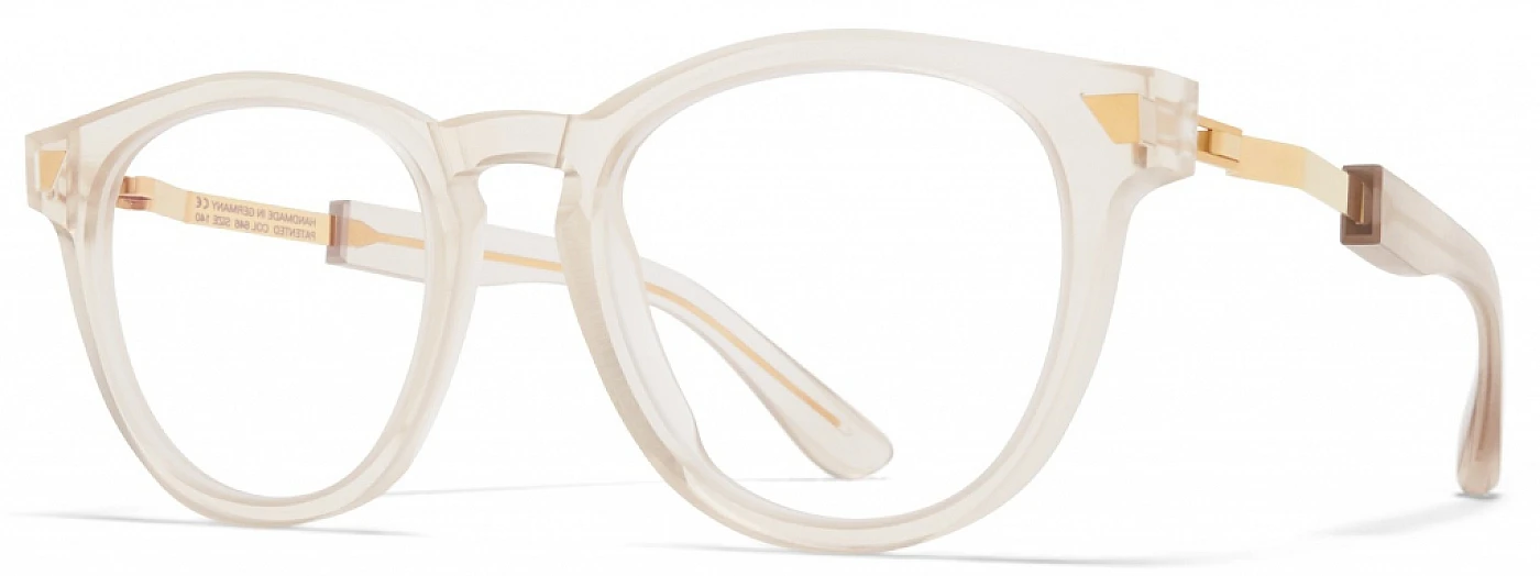 Унисекс солнцезащитные очки MYKITA MMRAW011 RAW CHAMPAGNE/GLOSSY GOL фото 1