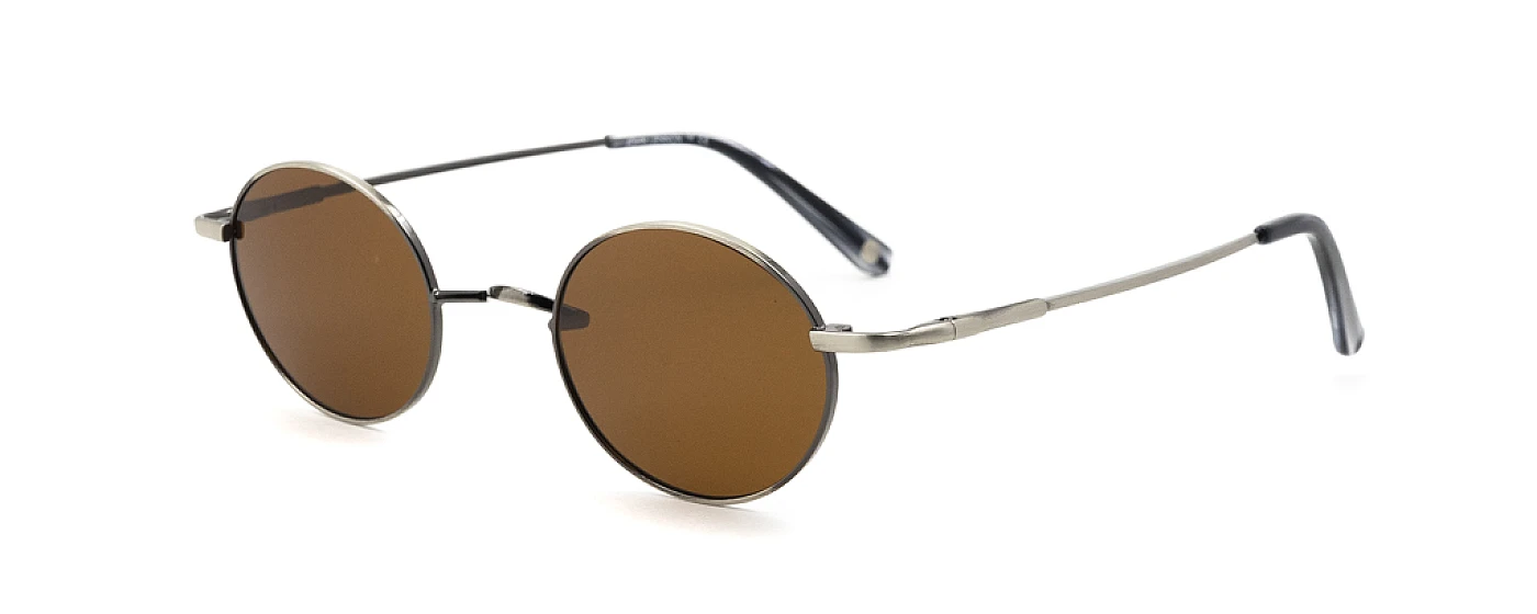 Солнцезащитные очки JOHN LENNON PEACE ANTIQUE SILVER/BROWN фото 1