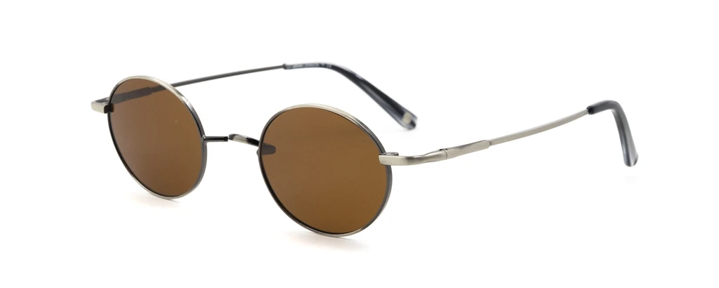 Солнцезащитные очки JOHN LENNON PEACE ANTIQUE SILVER/BROWN оригинальный размер фото 1
