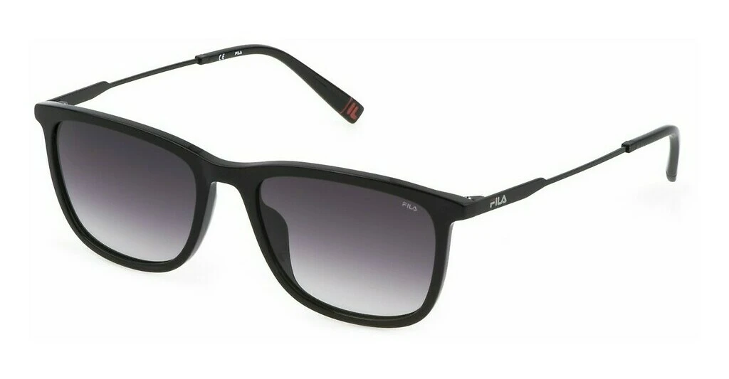 Мужские солнцезащитные очки FILA I214 SHINY BLACK оригинальный размер фото 1