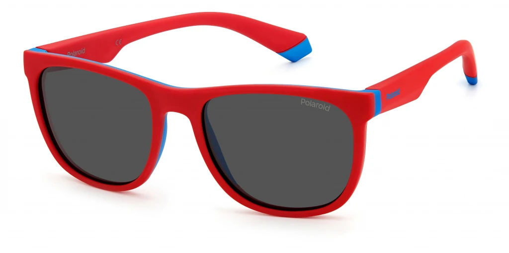 Детские солнцезащитные очки Polaroid 8049/S RED BLUE оригинальный размер фото 1