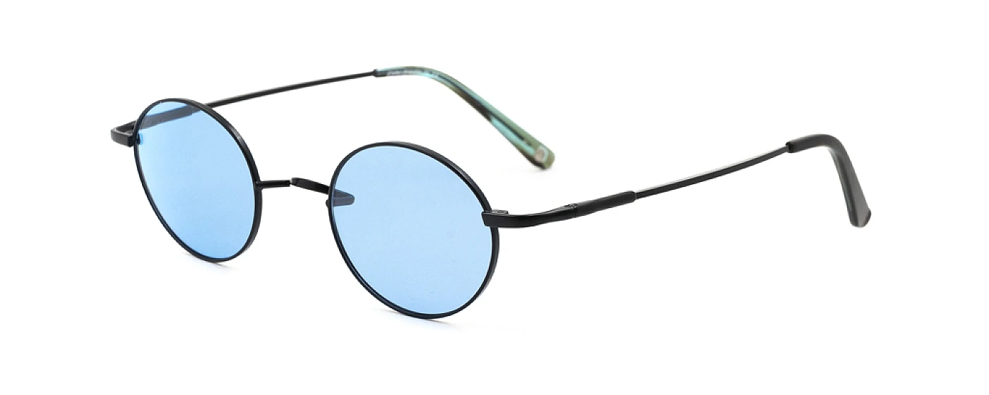 Солнцезащитные очки JOHN LENNON PEACE MATT BLACK/BLUE фото 1