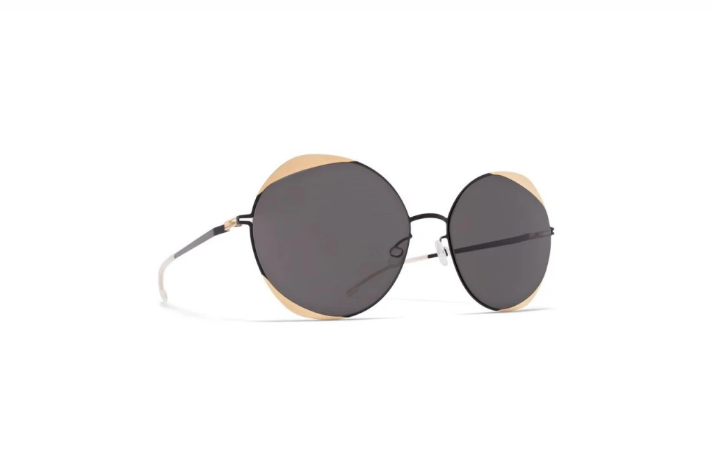 Женские солнцезащитные очки MYKITA ELISA Jetblack/Gold оригинальный размер фото 1
