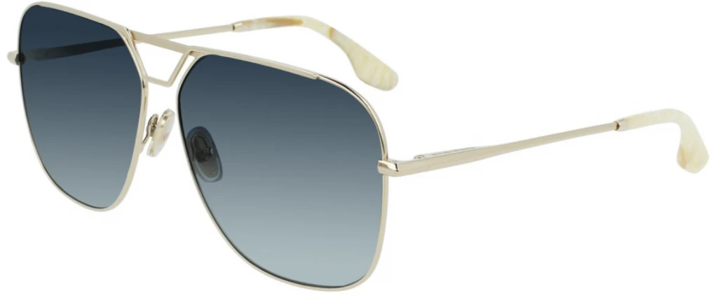 Женские солнцезащитные очки VICTORIA BECKHAM 217S GOLD/BLUE оригинальный размер фото 1