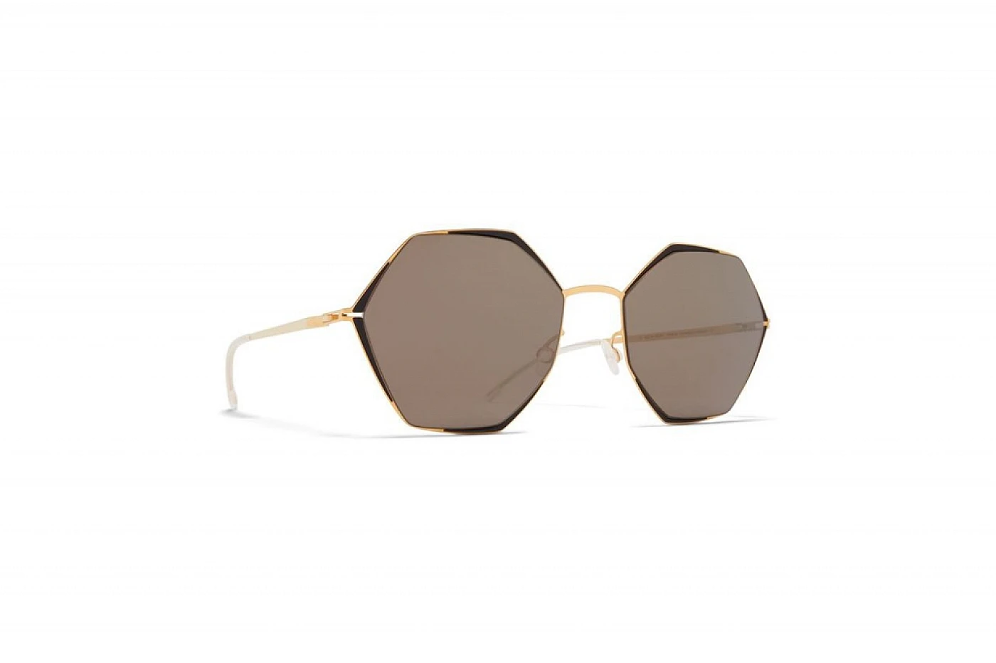 Женские солнцезащитные очки MYKITA ALESSIA gold/jetblack фото 1