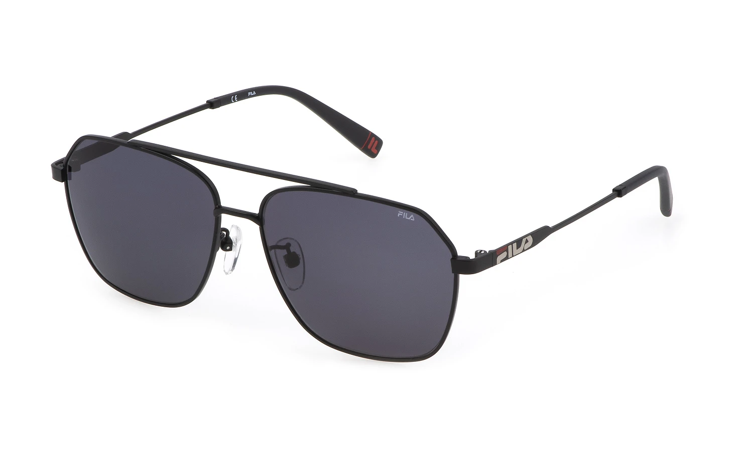 Унисекс солнцезащитные очки FILA I216 TOTAL SEMI MATT BLACK оригинальный размер фото 1