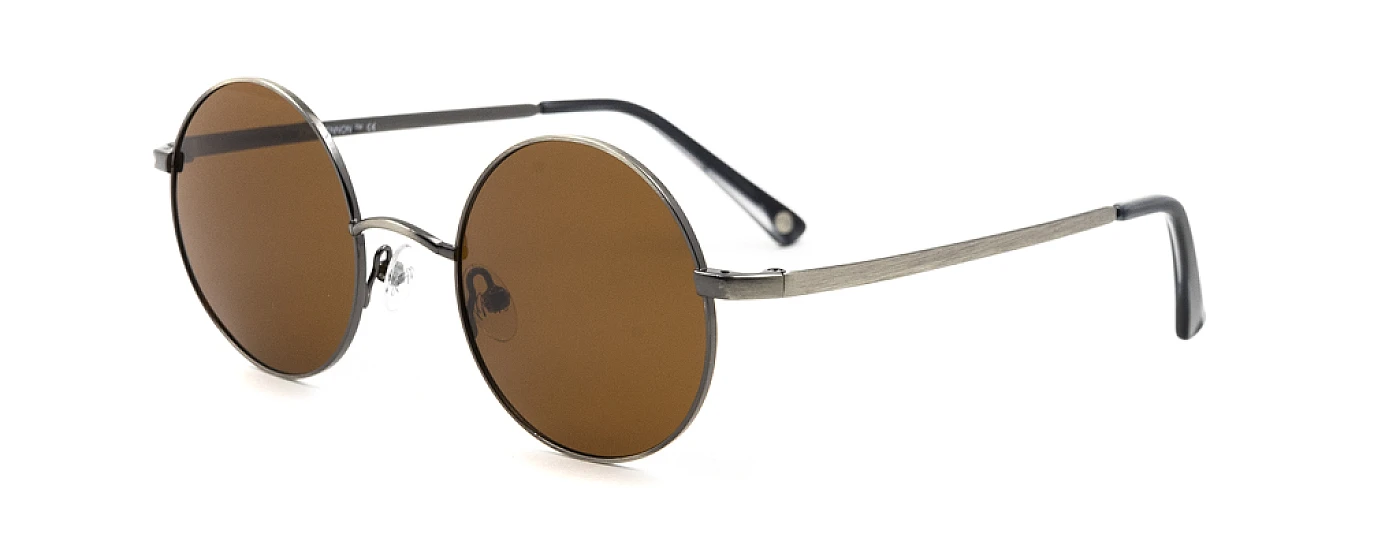 Солнцезащитные очки JOHN LENNON CIRCLE ANTIGUE SILVER/BROWN фото 1