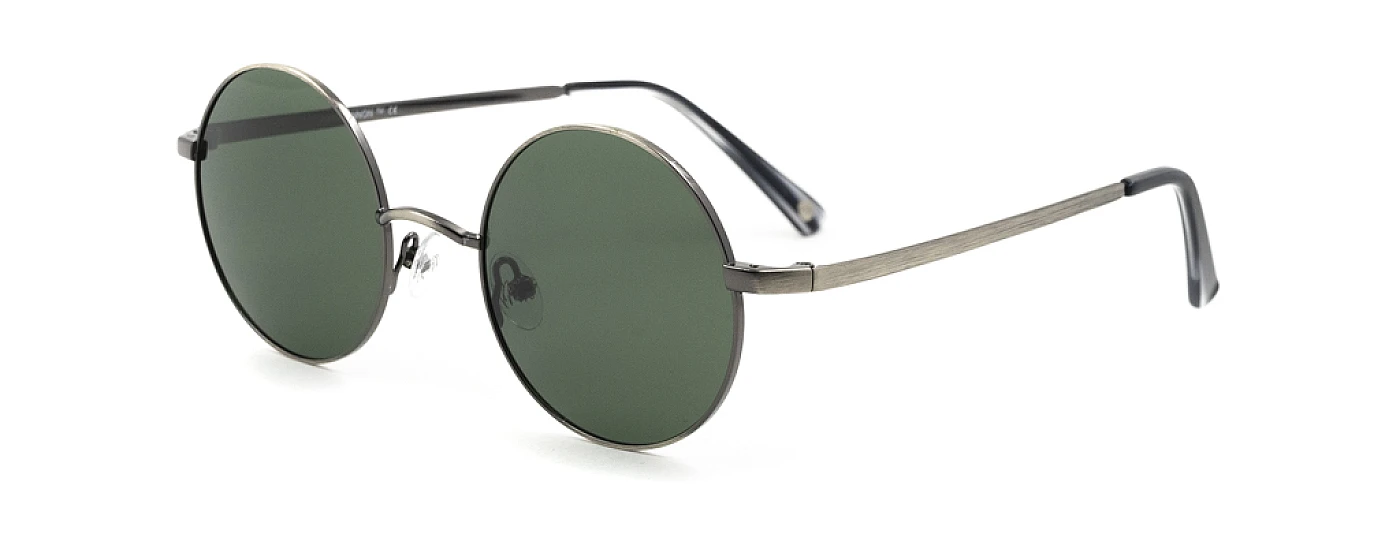 Унисекс солнцезащитные очки JOHN LENNON CIRCLE ANTIGUE SILVER/G15 фото 1