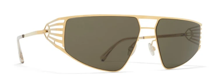 Унисекс солнцезащитные очки MYKITA STUDIO8.1 GLOSSYGOLD оригинальный размер фото 1