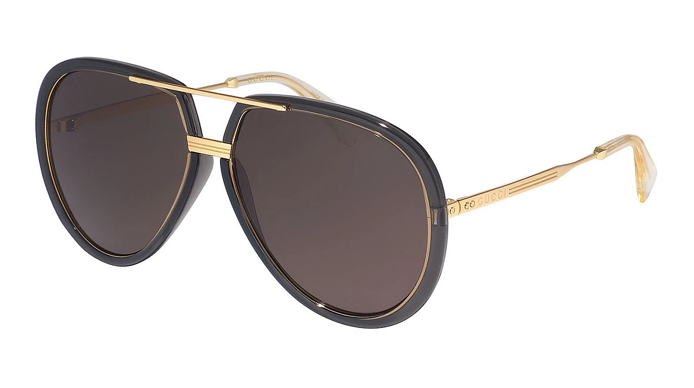 Мужские солнцезащитные очки Gucci 0904S 001 • Авиаторы фото 1