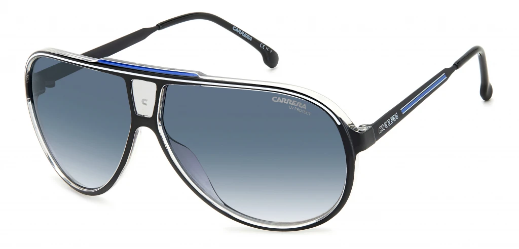 Солнцезащитные очки CARRERA 1050/S BLK BLUE оригинальный размер фото 1