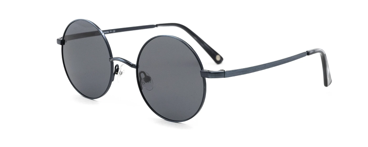 Унисекс солнцезащитные очки JOHN LENNON CIRCLE ANTIC DENIM/GREY фото 1