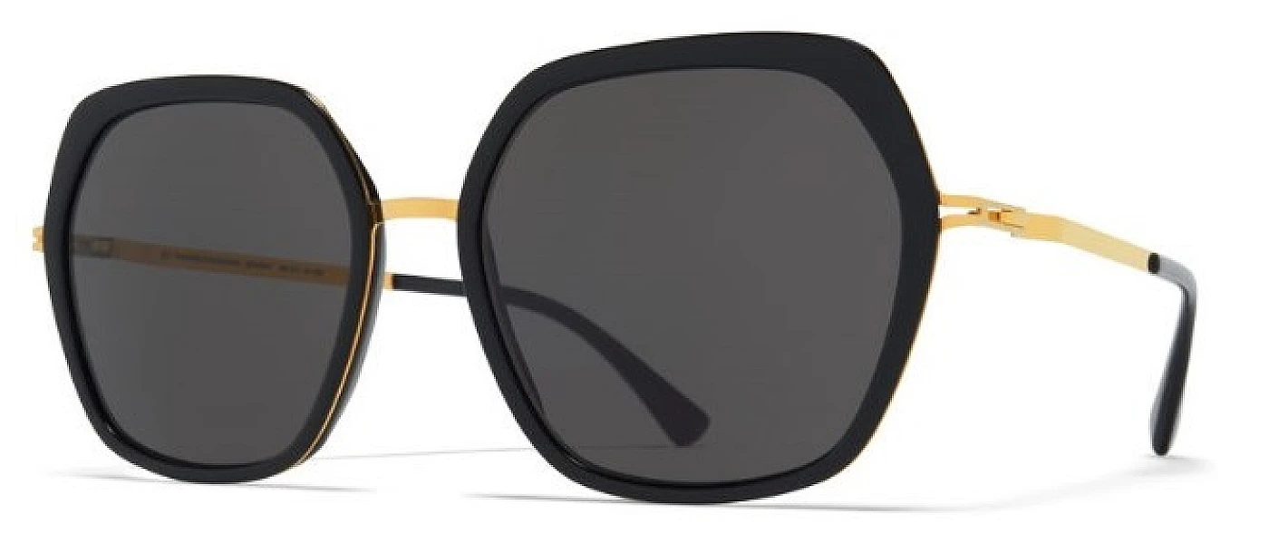 Женские солнцезащитные очки MYKITA VALDA A15 Glossy Gold/Black фото 1