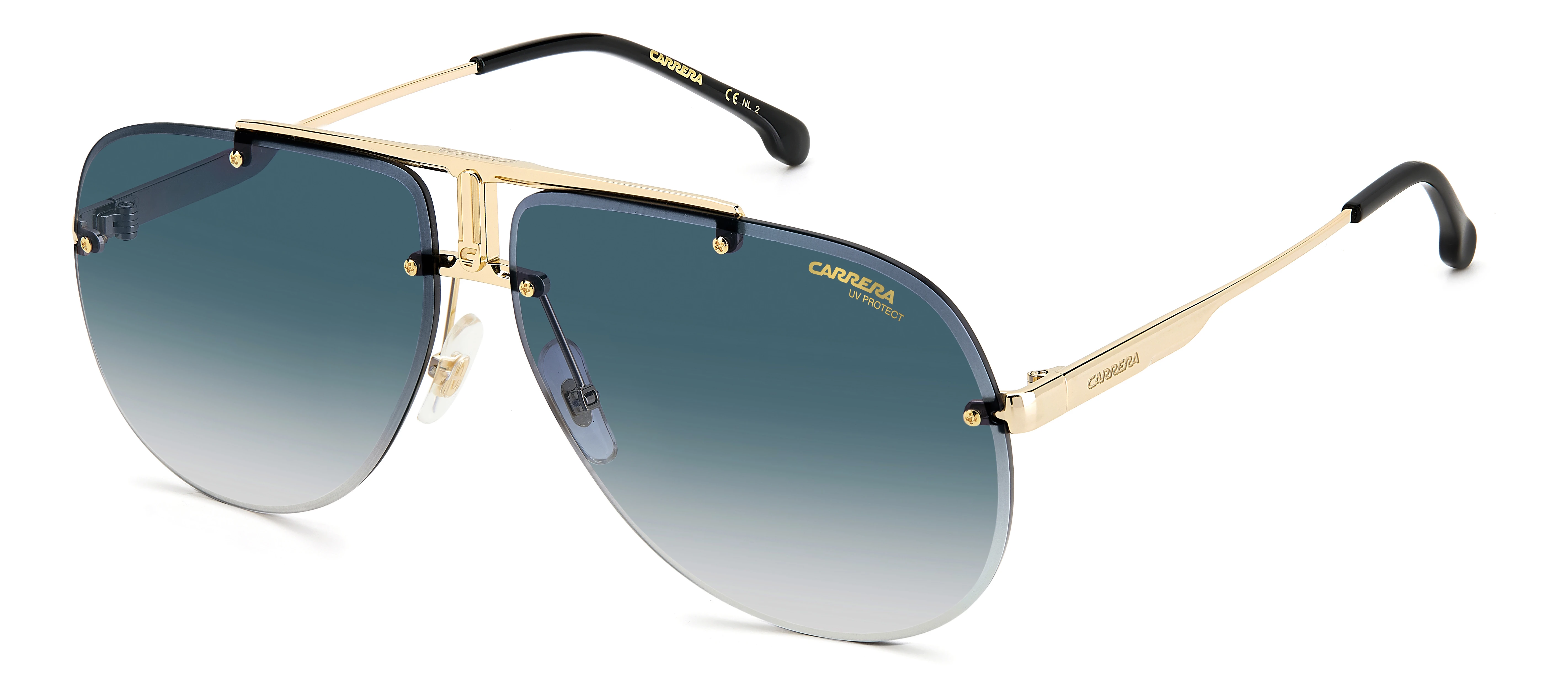 Мужские очки С/з очки CARRERA 1052/S GOLD BLCK оригинальный размер фото 1
