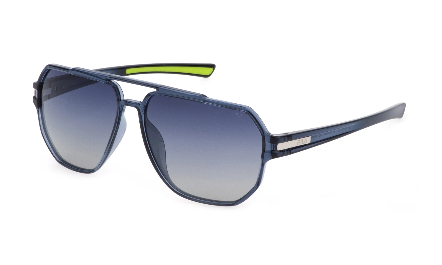 Мужские солнцезащитные очки FILA I301 SHINY TRANSP.BLUE оригинальный размер фото 1