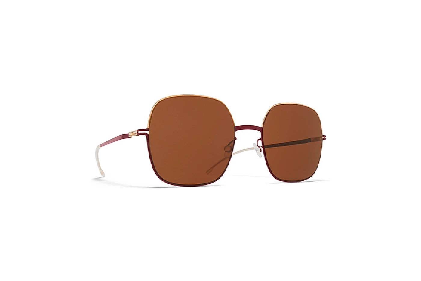 Женские очки MYKITA MAGDA CHAMPAGNEGOLD/CRANBE фото 1