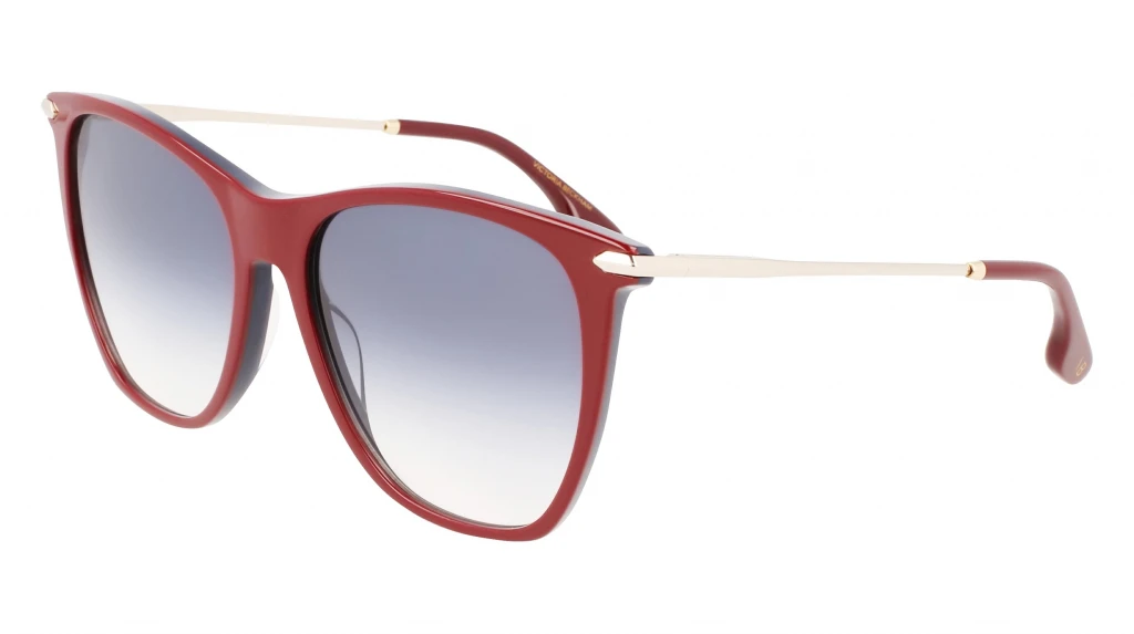 Женские солнцезащитные очки VICTORIA BECKHAM 636S BURGUNDY/BLUE оригинальный размер фото 1