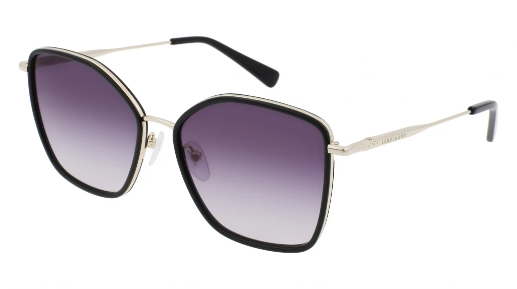 Женские солнцезащитные очки LONGCHAMP 685S GOLD/SMOKE оригинальный размер фото 1