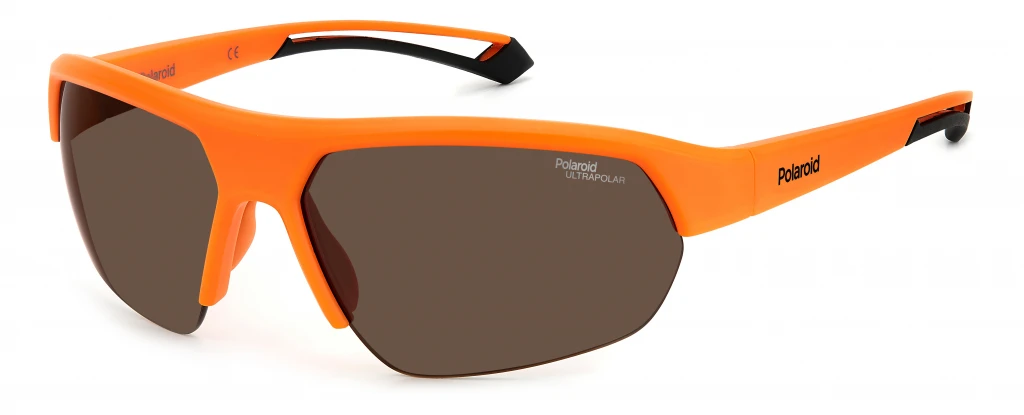 Унисекс солнцезащитные очки Polaroid 7048/S MT ORANGE оригинальный размер фото 1