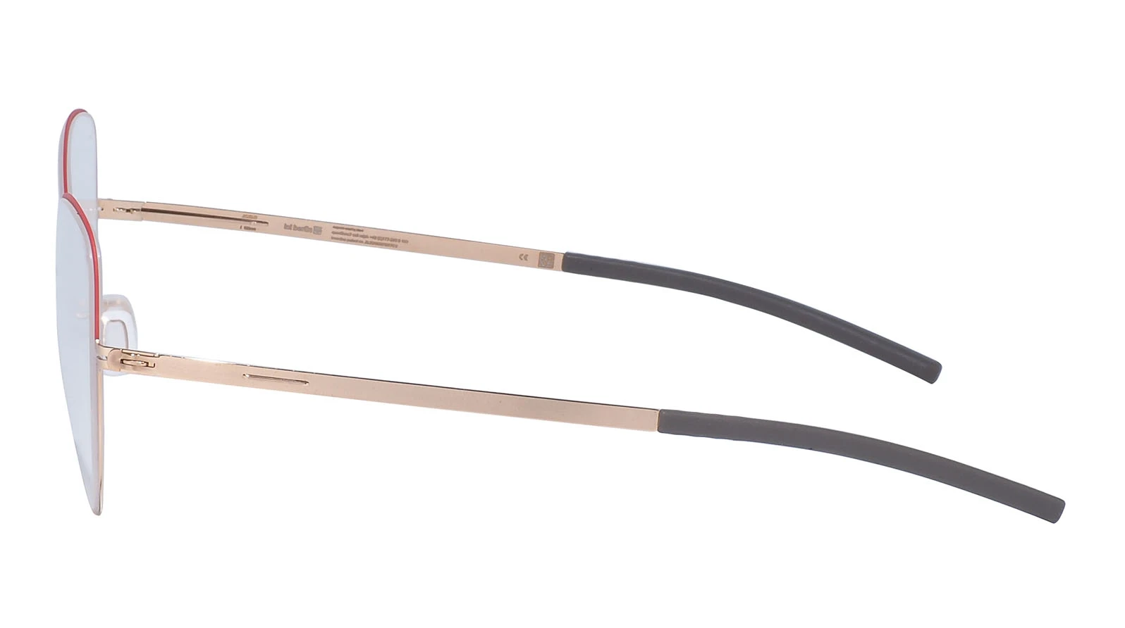 Оправа для очков для зрения Ic! Berlin Bise Rogochi Pop Rose-Gold Warm Grey оригинальный размер фото 4