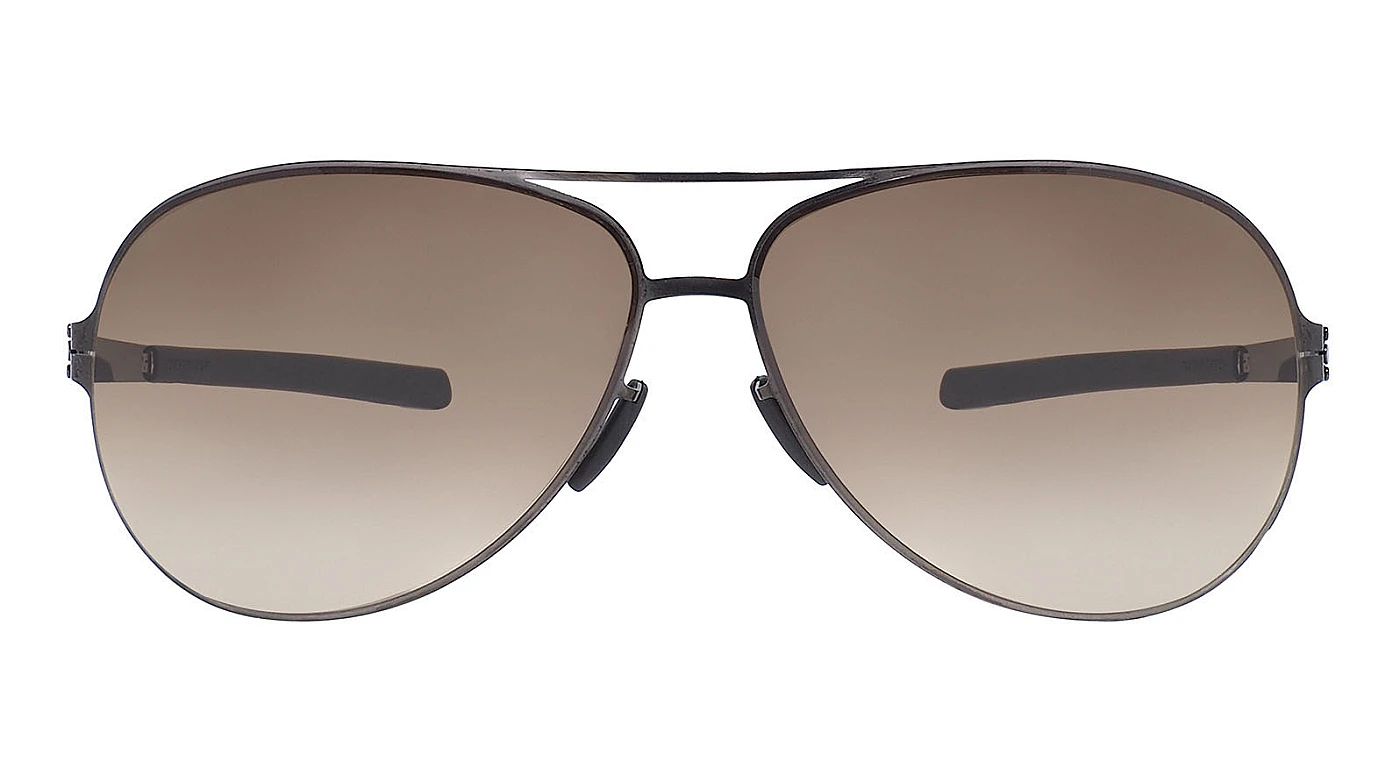 Унисекс солнцезащитные очки Ic! Berlin RS 151 Gun-Metal Brown Sand фото 2