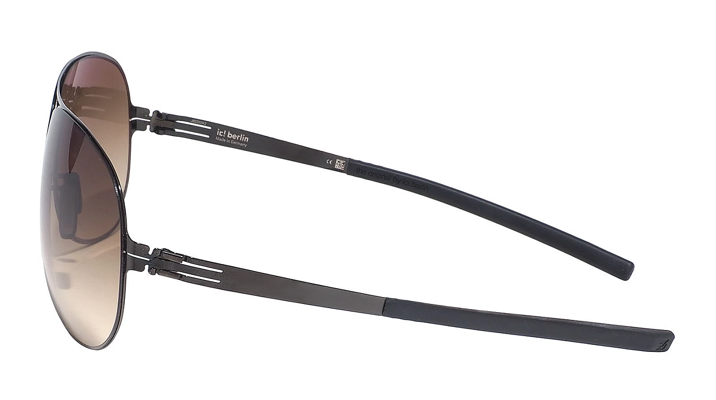 Унисекс солнцезащитные очки Ic! Berlin RS 151 Gun-Metal Brown Sand фото 4