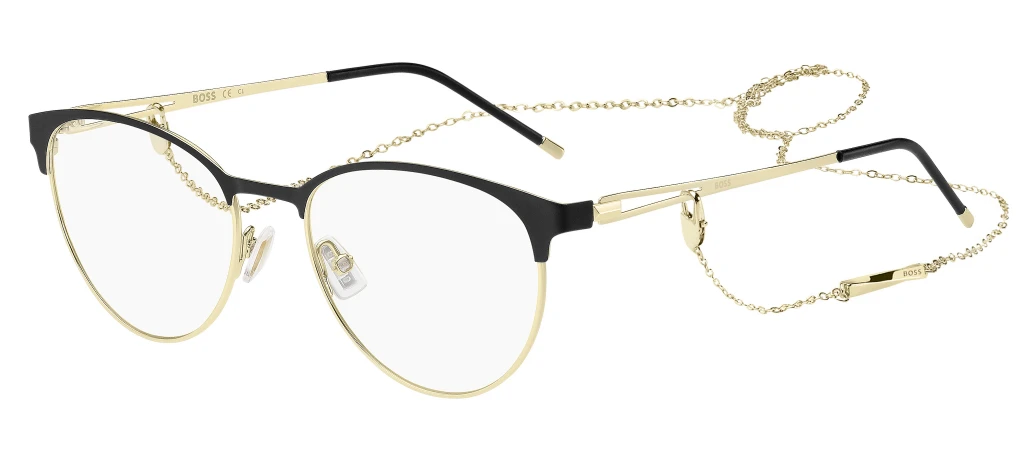 Оправа для очков для зрения Hugo Boss 1460 BLK GOLD оригинальный размер фото 1