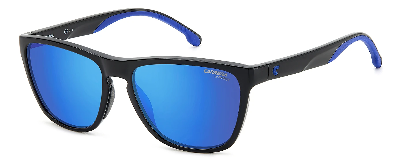 Мужские солнцезащитные очки CARRERA 8058/S BLK BLUE фото 1