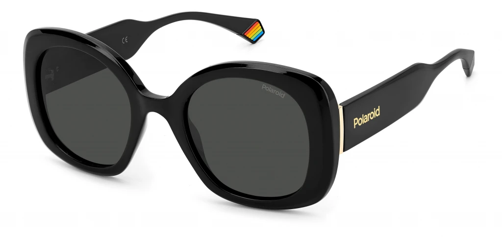 Женские солнцезащитные очки Polaroid 6190/S BLACK оригинальный размер фото 1