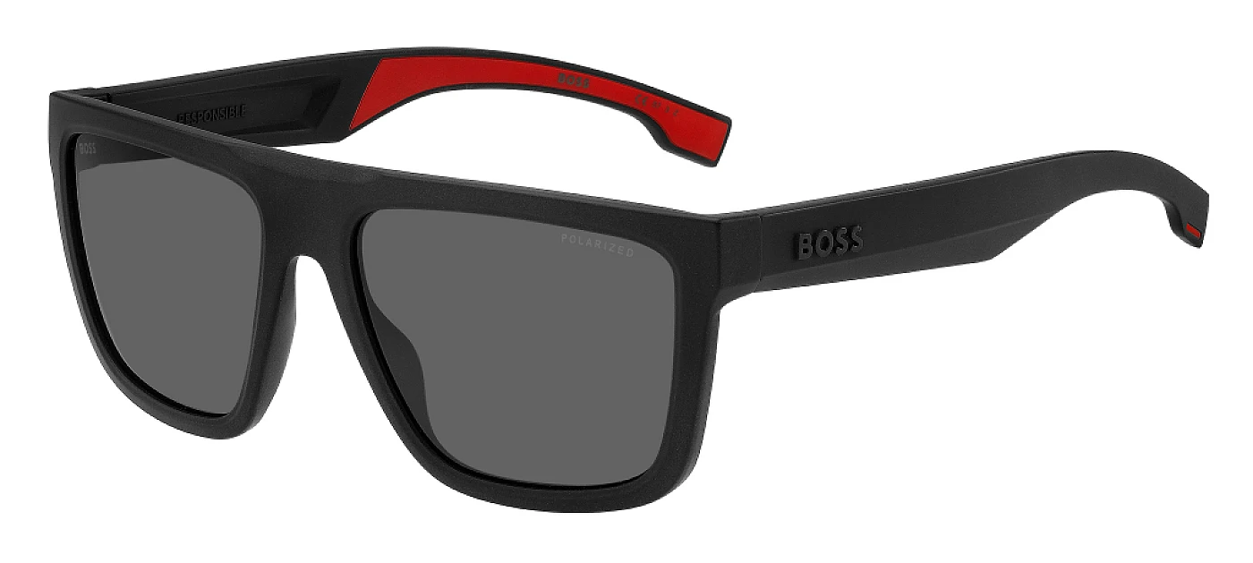 Мужские солнцезащитные очки Hugo Boss 1451/S MTT BLACK фото 1