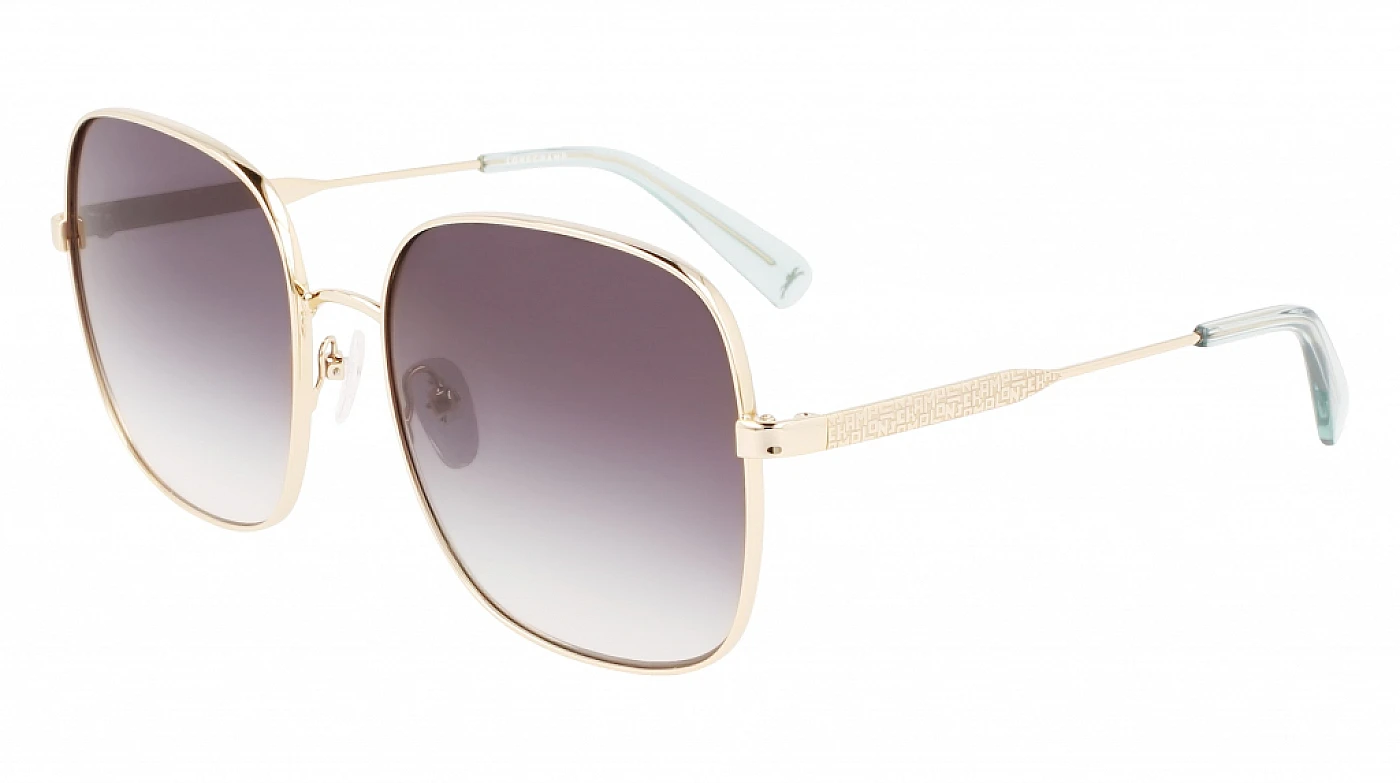 Женские солнцезащитные очки LONGCHAMP 159S GOLD/GRADIENT BLUE фото 1