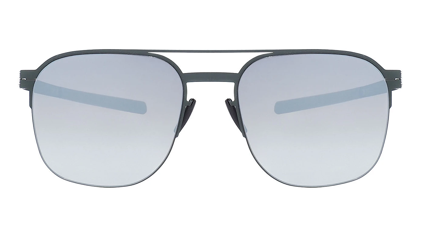 Солнцезащитные очки Ic! Berlin Steffen E. Racing Green Black Brown-Sand Mirrored фото 2