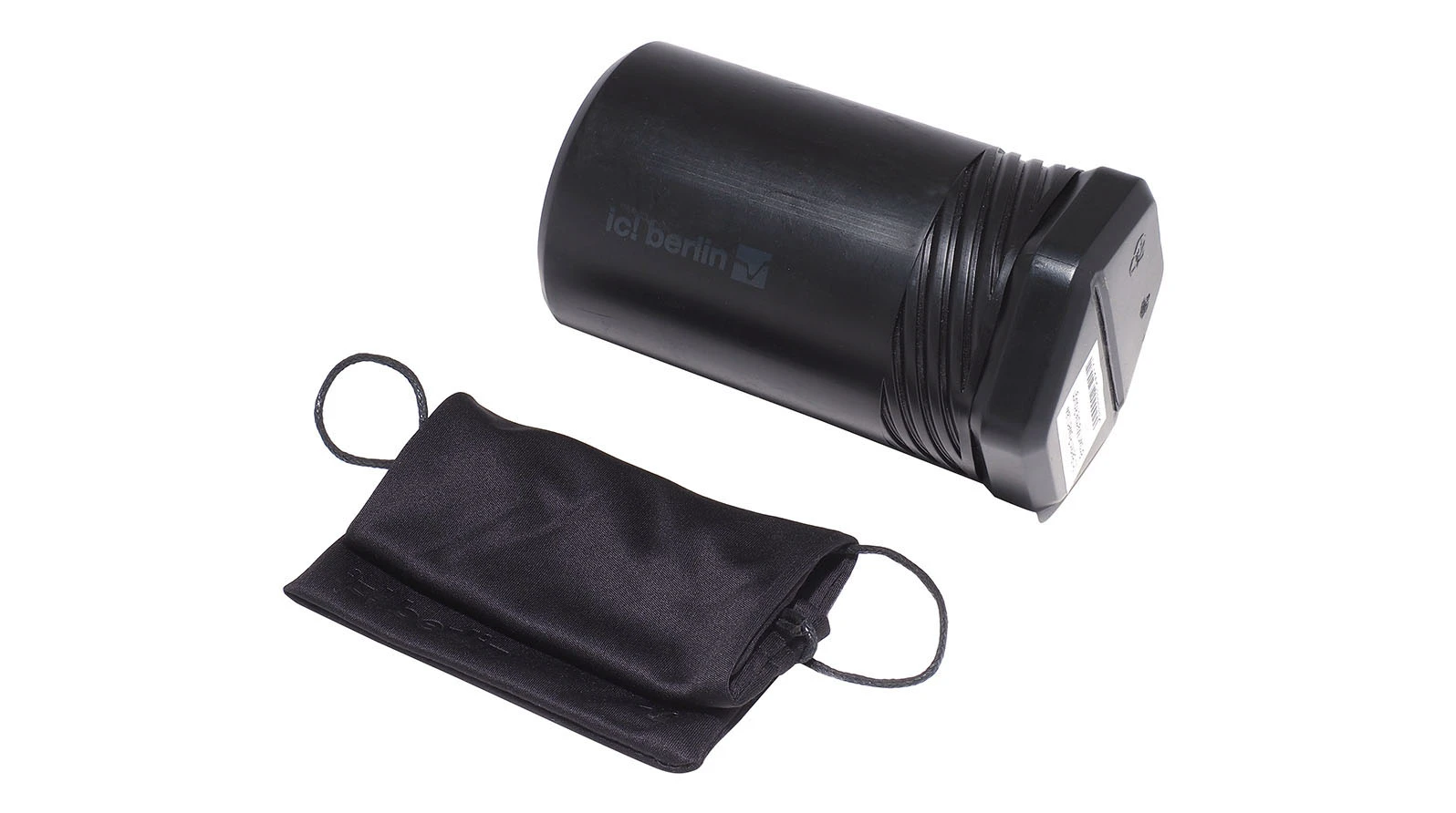 Солнцезащитные очки Ic! Berlin Marcel E. Graphite Black Storm Grey оригинальный размер фото 5