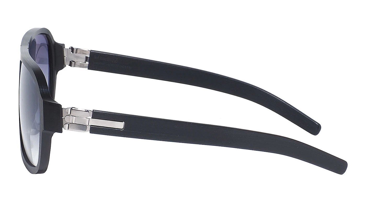 Мужские солнцезащитные очки Ic! Berlin Power Law Chrome Black Rough Black фото 4