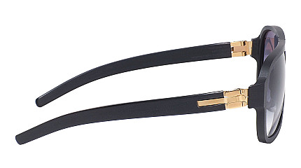 Ic! Berlin Power Law Black-Rough Matt-Gold Black-Clear