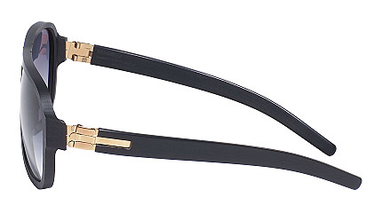 Ic! Berlin Power Law Black-Rough Matt-Gold Black-Clear