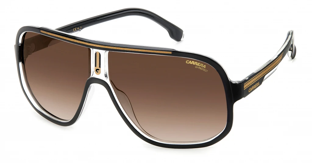 Солнцезащитные очки CARRERA 1058/S BLK GOLD оригинальный размер фото 1