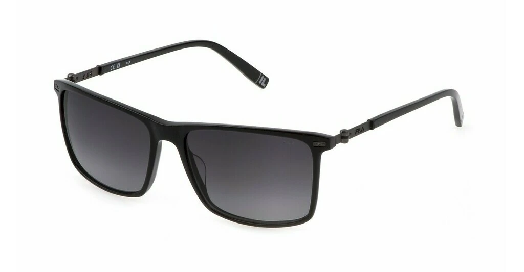 Мужские солнцезащитные очки FILA I447 SHINY BLACK оригинальный размер фото 1